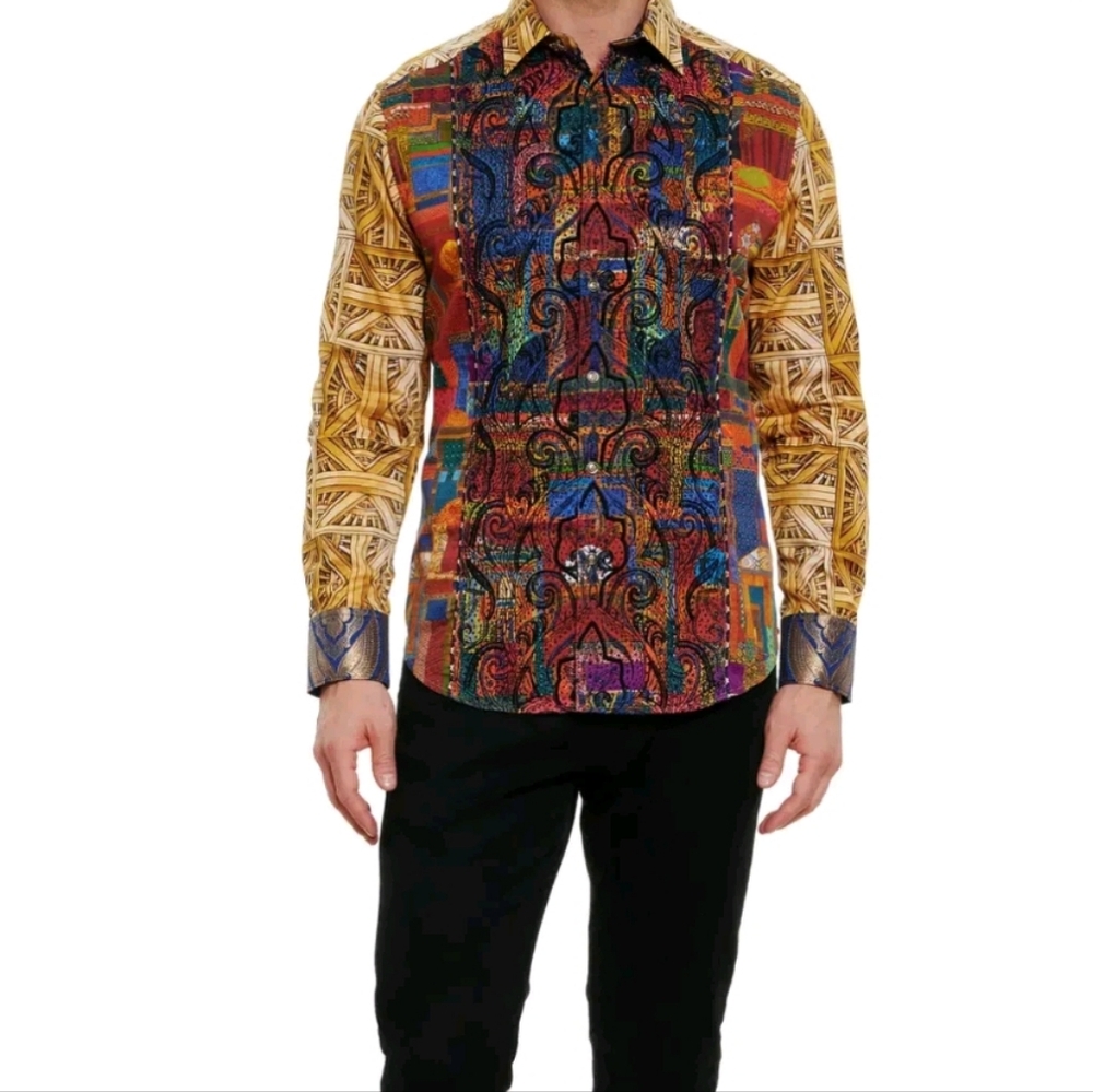 Robert Graham Multicolor Patterned Shirt